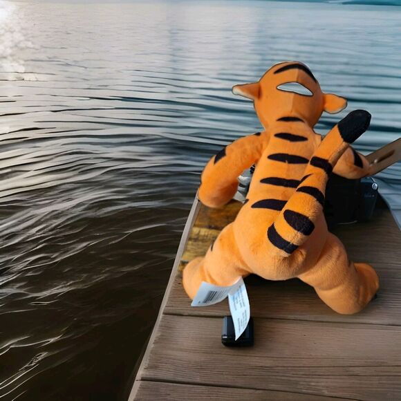 Disney‎ Plush Tigger 12 Inch Stuffed Animal Winnie The Pooh - Picture 5 of 9